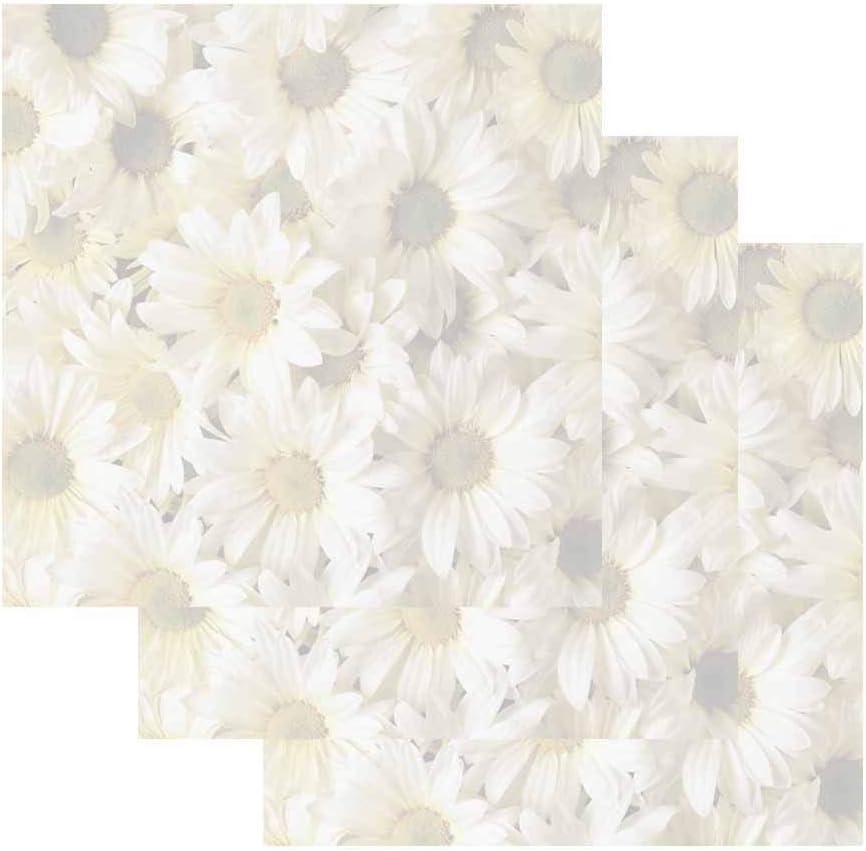 Daisies Sticky Notes - Set of 3 - Flower Design Floral Theme - Stationery Gift - Paper Memo Pad - Office Business School Supplies
