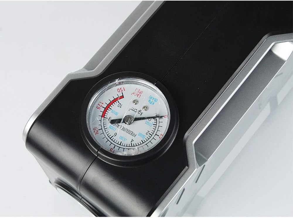 タイヤインフレータ 車のタイヤのボールバイクプールのおもちゃのための圧力計ポンプ付き12Vデジタルエアコンプレッサータイヤインフレー