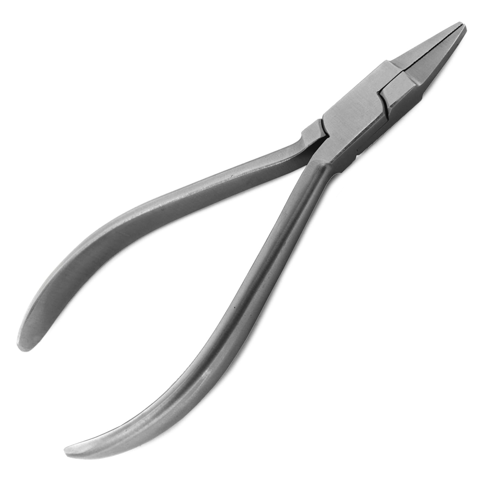MEDSPO Professional Dental Pliers | Orthodontic Braces Wire Bending Loop Forming Pliers | Bracket Remover | Band Arch Wire Cutters (Flat Nose Plier)