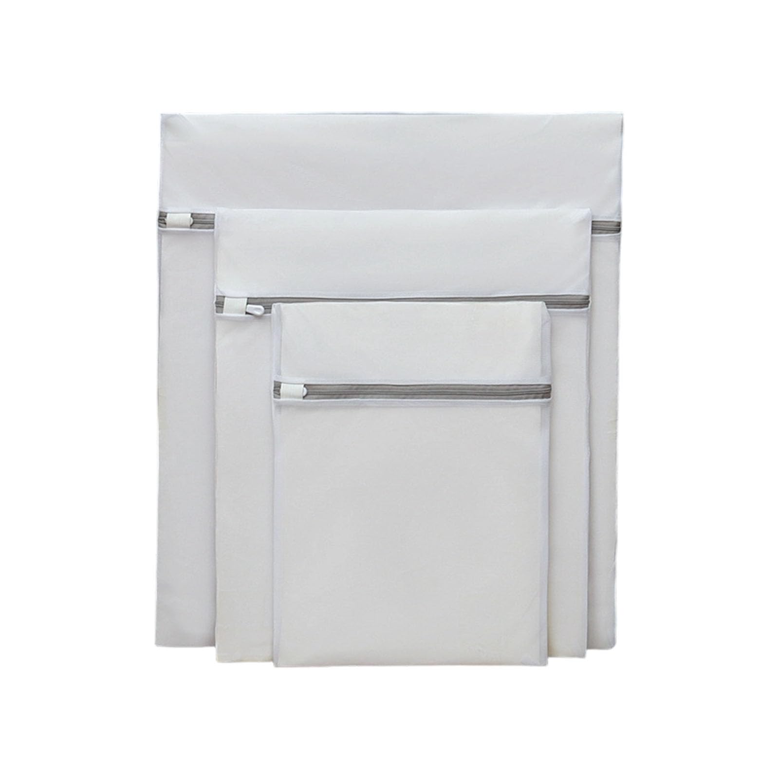 Whoasyst Meshes Laundry Bag for Delicates with Double Zippers for Bras Underwear and Lingerie Protective in Washing Machine Laundry Wash Bag