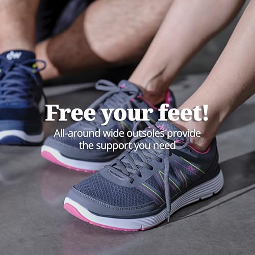 Diawin Wide Shoes for Women – Wide Toe Box, Smooth Interior, Breathable Design, Extra Depth – Perfect for Hallux, Sensitive, Swollen, Diabetic Feet, All-Day Comfort, Lightweight Walking & Foot Support2