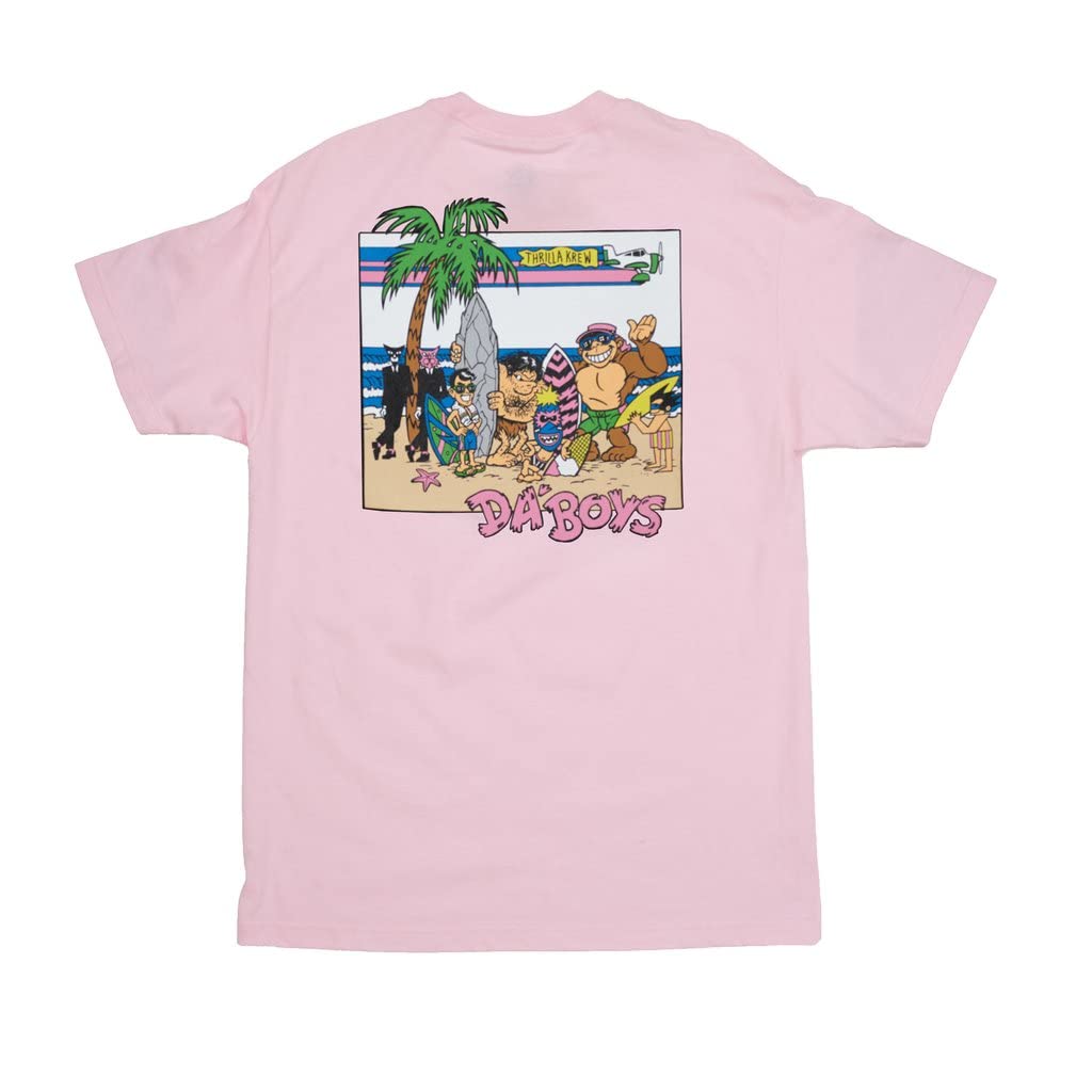 Thrilla Krew Boys Pink Da Men's Tee Shirt (, L)