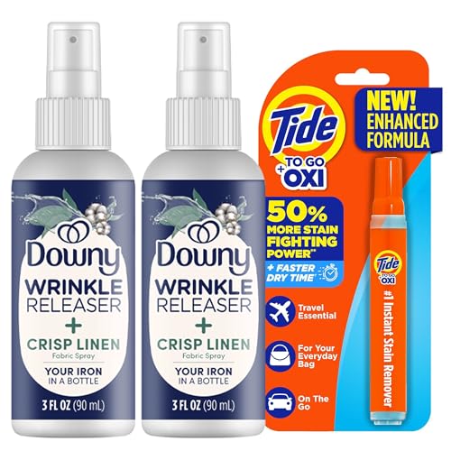 Downy Wrinkle Release Spray Bundle w/Bonus Tide Pen Sample - 3 Pack