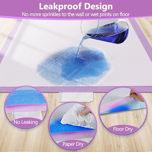 Image of Gimars XL 6-Layer Ultra Absorbent 1200ml 48-Hour Leak-Proof Dog Pee Pads, Quick Dry Extra Large Puppy Pads for Puppy Training, Senior & Incontinent Dogs, Cats, Overnight Use, 30 inchx36 inch, 30 Count