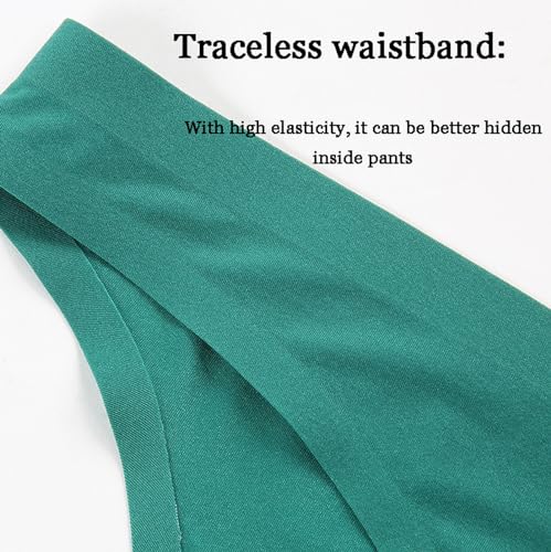 Men's Briefs Sexy Pouch Low-Rise G-String Underwear Solid Seamless Ultra-thin Bikini Lingerie Panties4