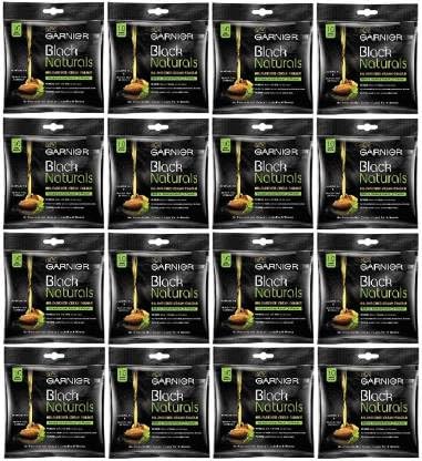GARNIER Black Naturals Oil-Enriched Cream Hair Color, 1 Deep Black (Pack of 16)