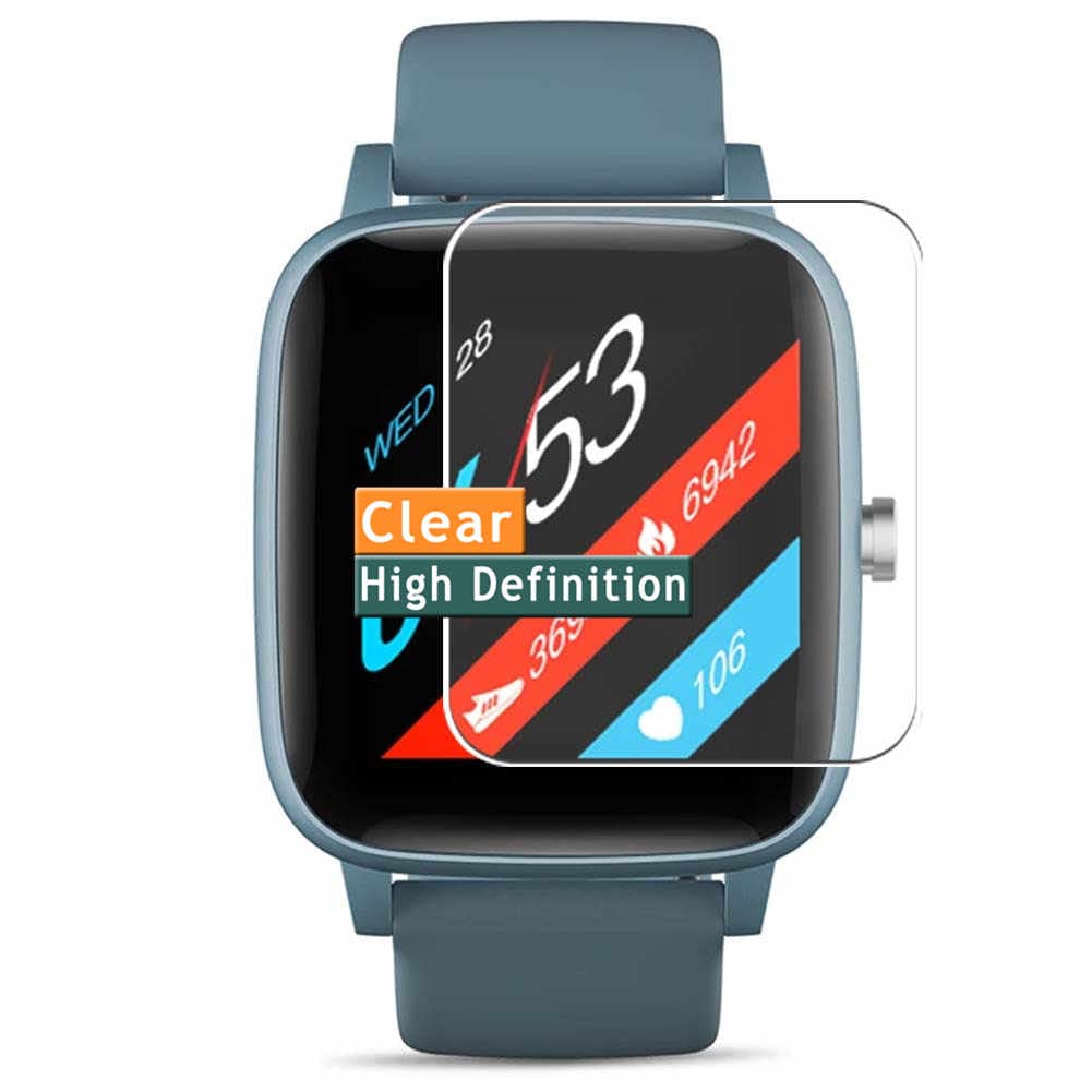Vaxson3-Pack Screen Protector, compatible with Ewin T98 1.4" Smart watch smartwatch, TPU Guard Film Protectors Sticker [NOT Tempered Glass] New