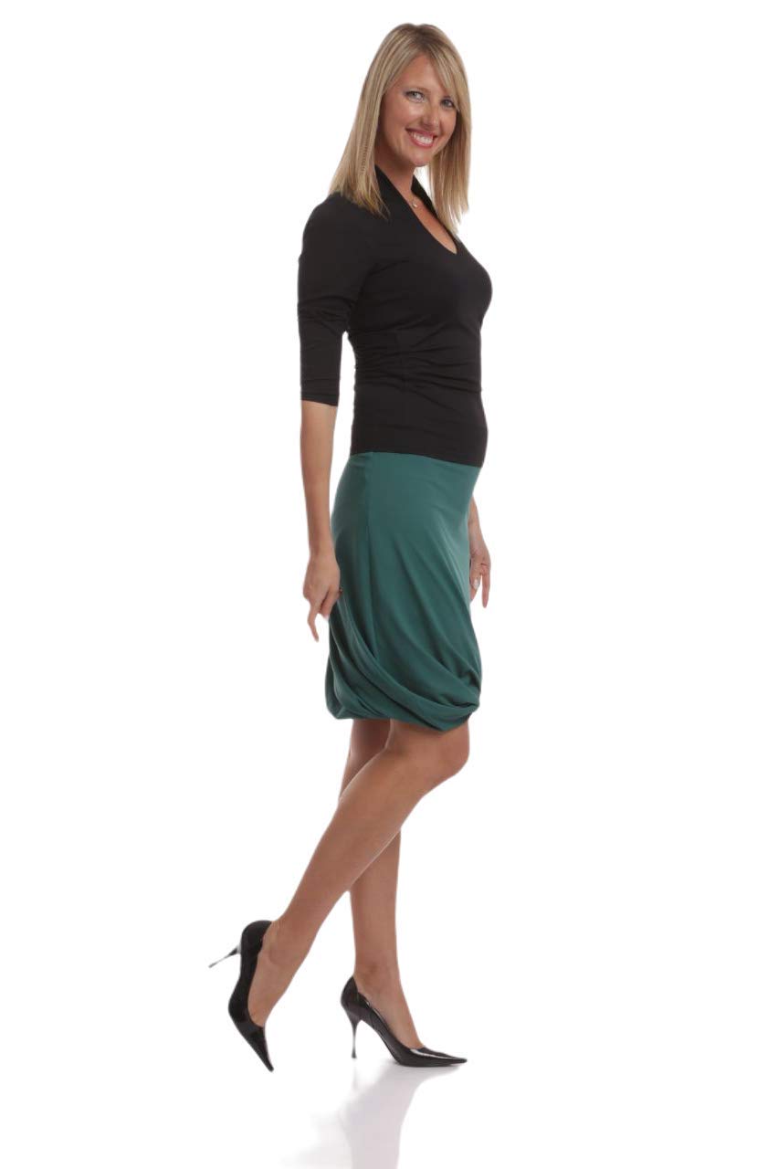 Mutare Damen Designer Ballon-Rock Knielang aus hochwertigem ultraweichem Premium-Stoff Made IN Deutschland