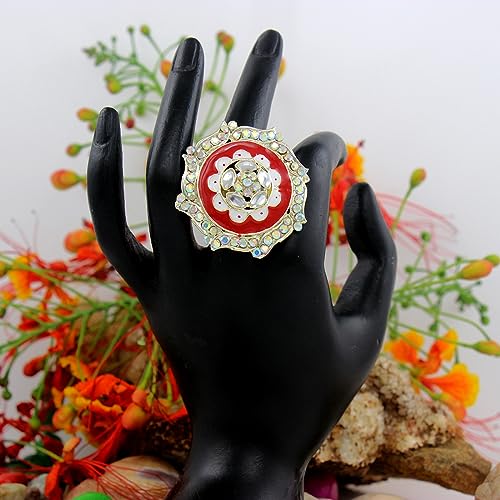 Adjustable Plated Wedding Finger Ring (1600150)