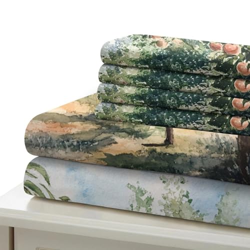 Housse de couette pêcher 140x200 parure lit microfibre pour ado - 7