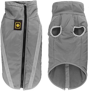 FEimaX Dog Coat Dog Jacket Waterproof Reflective Winter Coat with Fleece Lined Dog Puppy Warm Coat Pet Clothing Winter Coat for Small Medium Large Dogs product image