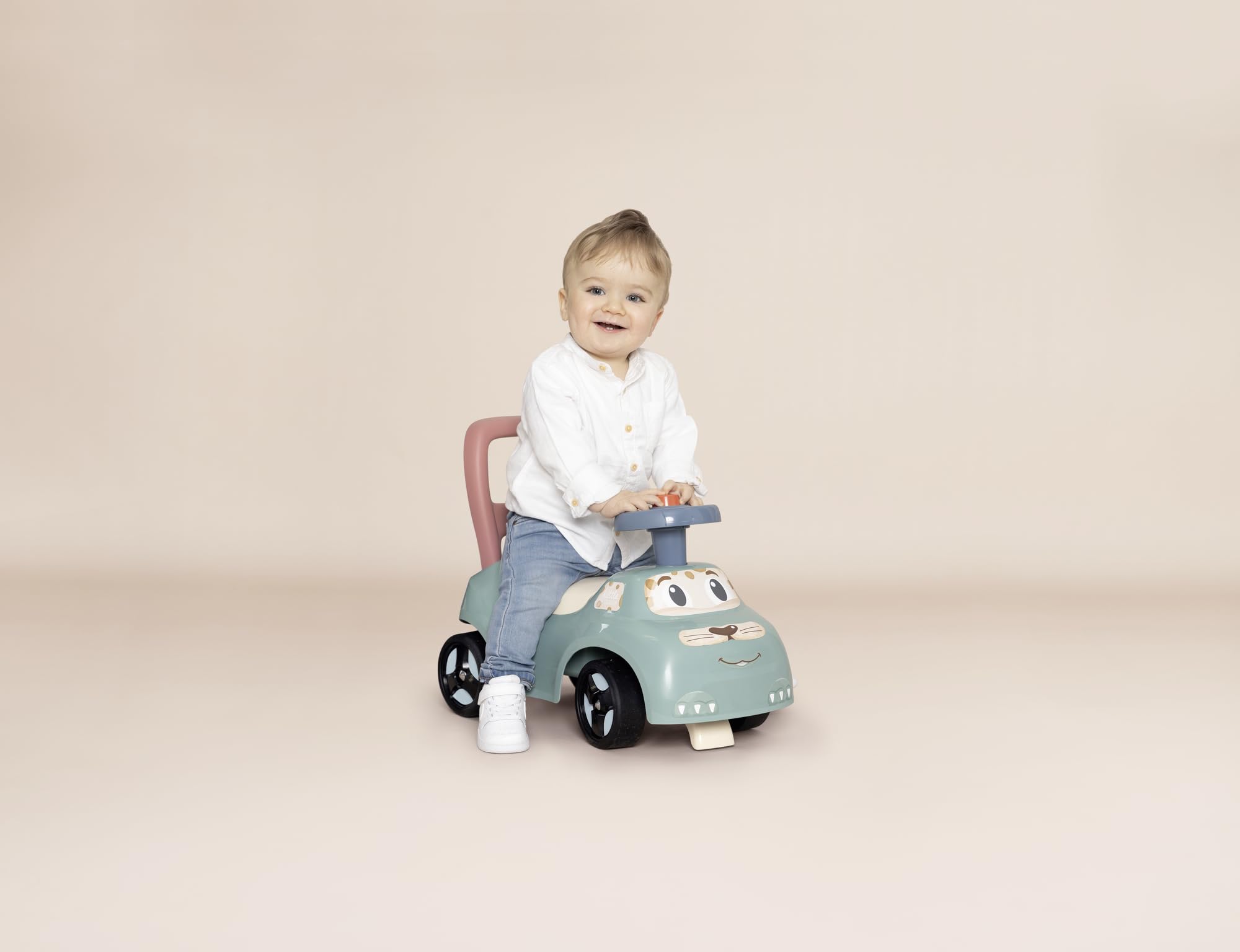 Little Smoby Mi Primer Coche Correpasillos Vehículo Infantil Compartimento portaobjetos Antivuelco Interior Exterior