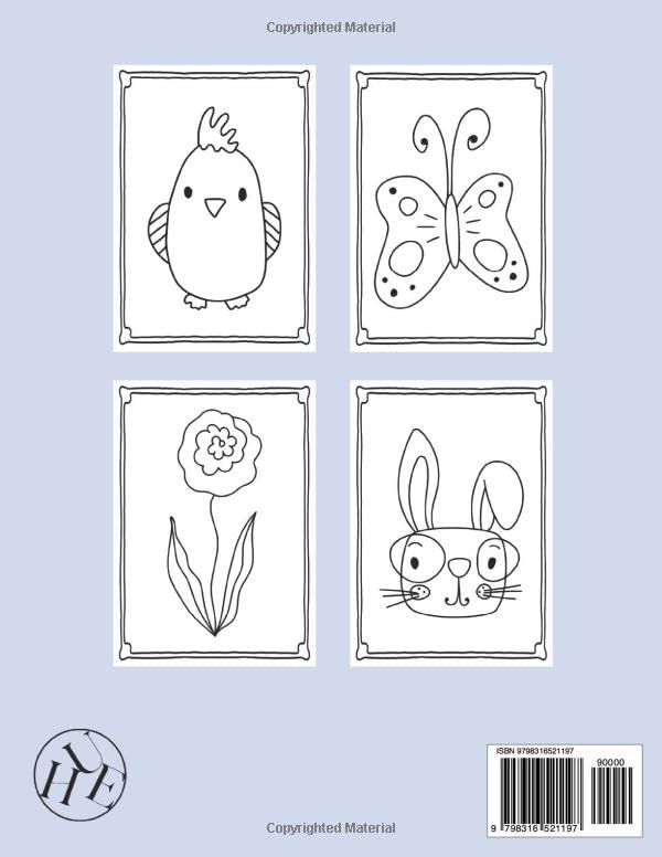 Doodle: Easter: Minimalist Coloring Book for Kids: Fun hand-drawn doodles. Modern, Unique, Upscale Coloring for Children and Toddlers. Bold and Easy. ... (Doodle: Minimalist Coloring Books for Kids) image 3