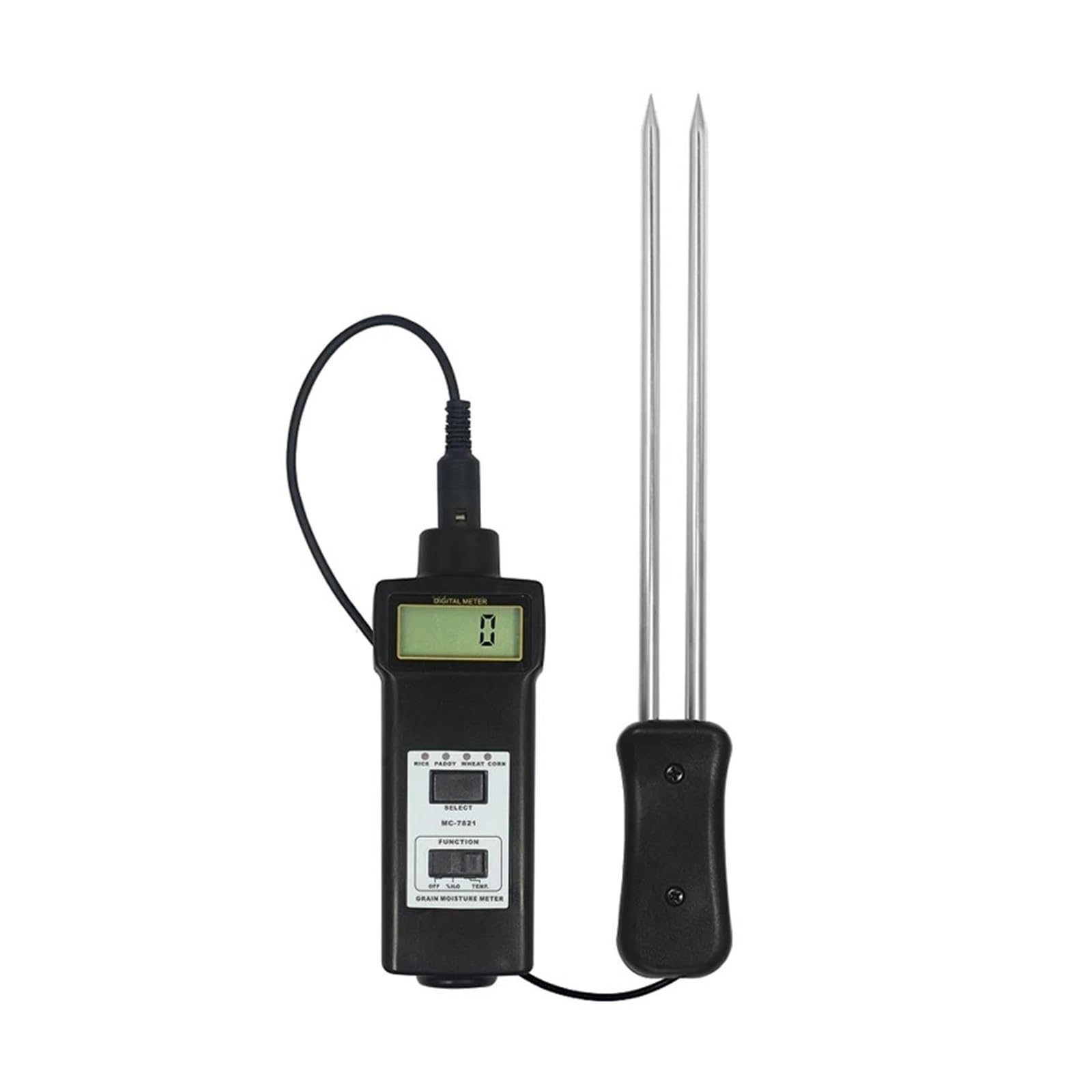 Amrttwy One Color Moisture Meter, Moisture Meter Grain Mc-7821