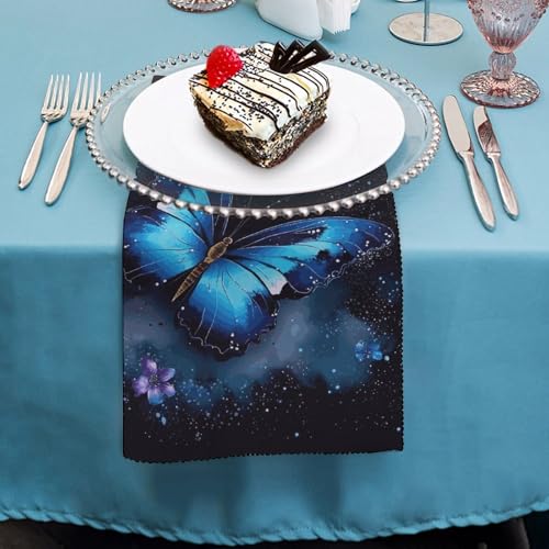 Servilletas de Tela Azul Floral 2 Unidades miniatura 4