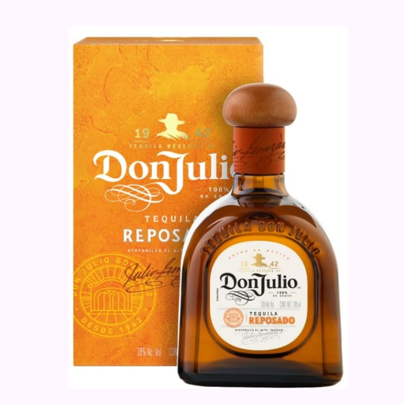 Tequila Reposado, Premium Agave Destillat, 70cl Flasche, 38% Vol.