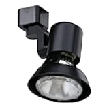 Juno Lighting Group R531 BL Modern Track Light Head, Black Finish, White