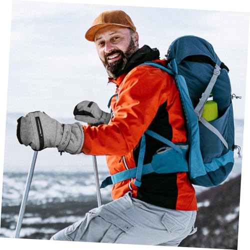 Guantes térmicos de invierno cortaviento e impermeables para pantalla táctil 5