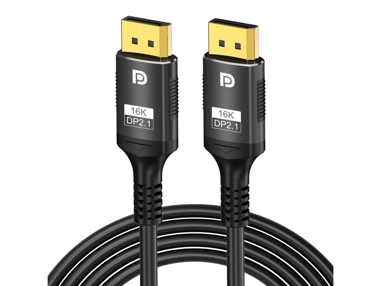 INICIO 16K Display Port 2.1 DP 2.0 Cable 1.5m [16K@60Hz,10K@60Hz,8K@120Hz,4K@240Hz 165Hz 144Hz] 80Gbps HDR, HDCP DSC 1.2A, Video Display Port 2.1 Cord Compatible Freesync G-Sync Gaming Monitor (B08KFKLYNM) Amazon Price History, Amazon Price Tracker