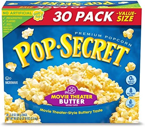 Amazon.com: Pop Secret Popcorn, Movie Theater Butter, 3 oz ...