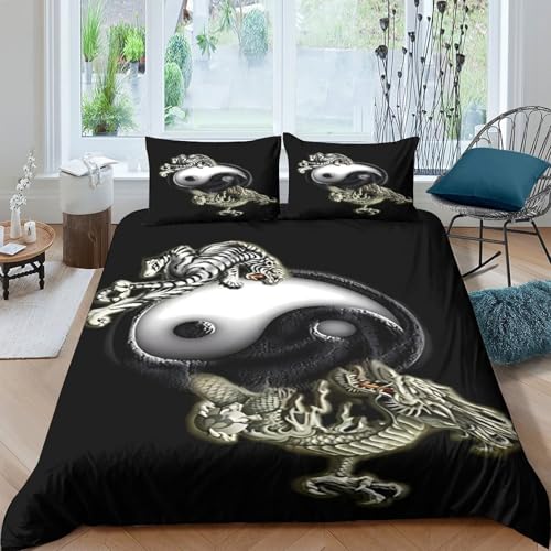 Parure de lit microfibre douce et résistante pour lit 260x220 cm