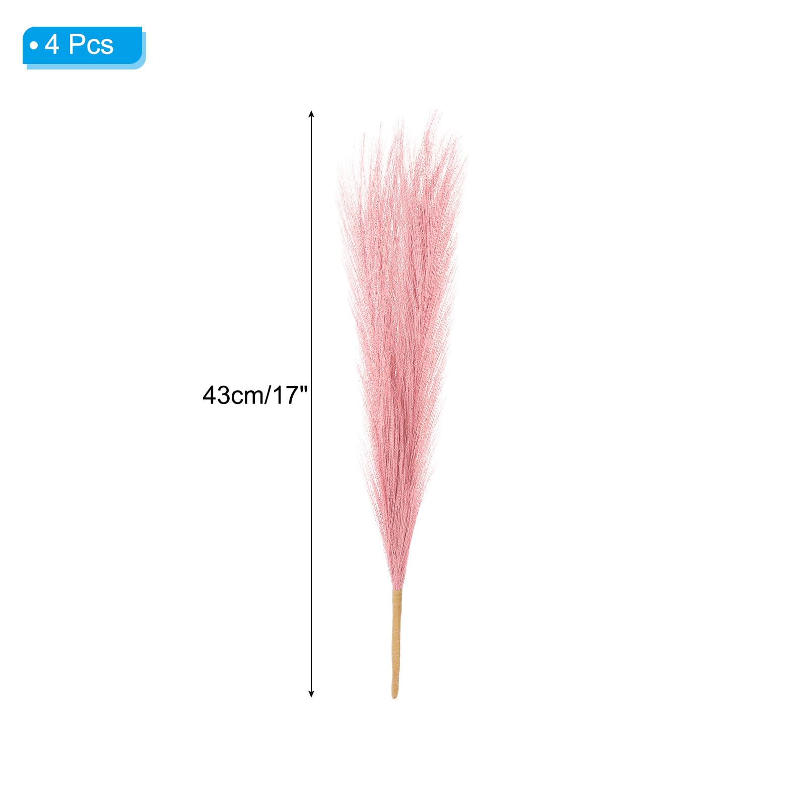 PATIKIL 17 Inch Faux Pampas Grass - Image 2