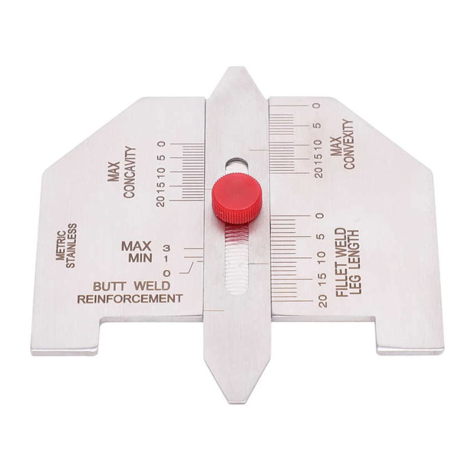 Buy STUFY Metric Fillet Weld Set Gauge Welding Inspection Gauge Test