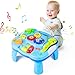 Yellcetoy Aktivitätstisch Baby Spielzeug 6 bis 12 Monate Musik-Lerntisch Aktivität Spielzeug für Jungen Mädchen ab 6 Monaten