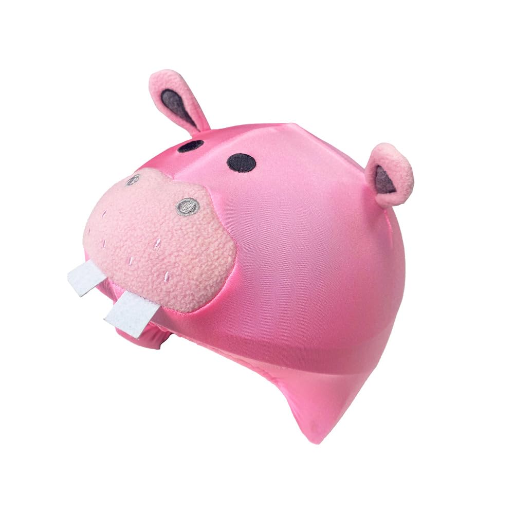 COOLCASC Hippo, Universal Fit Ski Helmet Cover, Customise your kids ski helmet with a fun and cute protective cover - Image 3