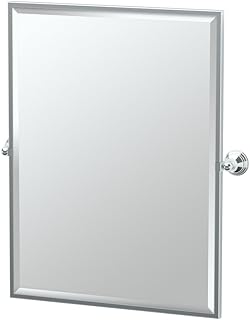 Gatco 4359FS Charlotte Framed Large Rectangle Mirror, Chrome