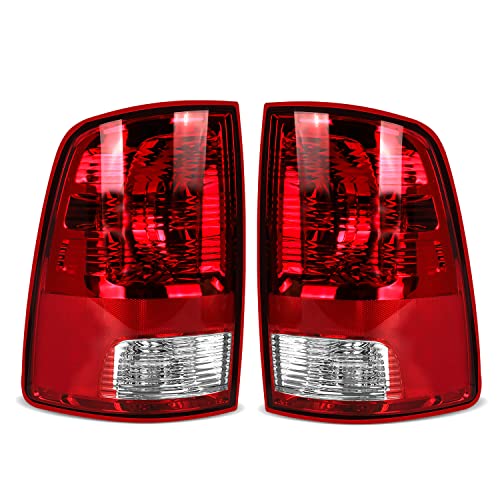 Pair Brake Tail Lights Housing Black For Dodge Ram 1500 2009-2018 Halogen LH+RH - Foto 7