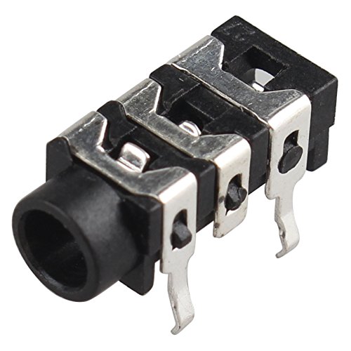 HALJIA 20 Pcs PCB Mount 3 Pin 3 Terminals 3.5mm Female Audio Jack Socket Connector - Image 2