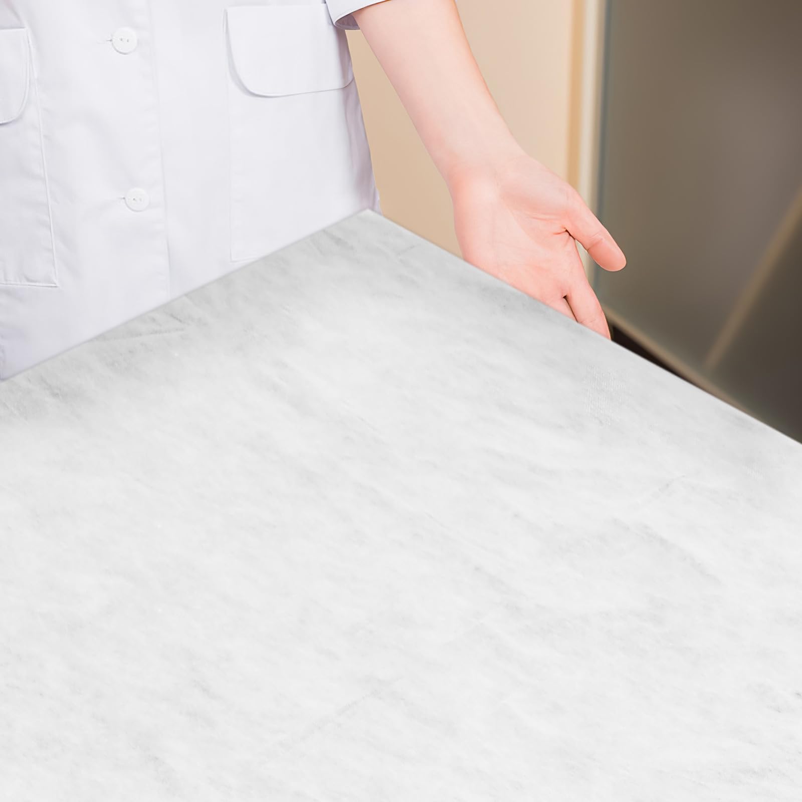 Artibetter Sábanas Desechables para Camilla de Masaje 80x180 Cm, 100 Piezas Color Claro No Tejidas, Funda Protectora para Salón y SPA, Suaves y Cómodas para Uso Único