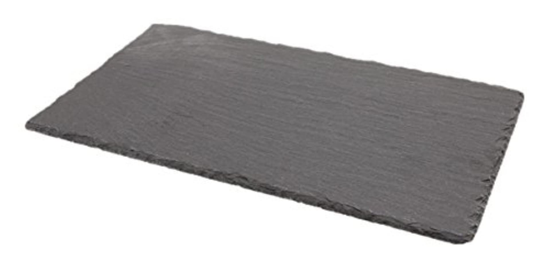 Genware NEV-SLTN-3218 Natural Slate Platter, 32 cm x 18 cm