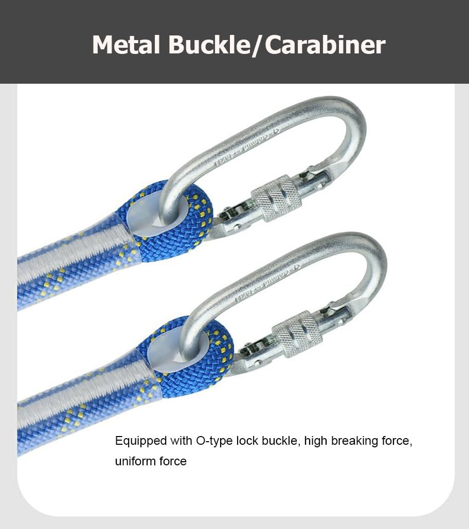 Cables de embarcación, Cabo Amarre Doble Trenzado Nylon Poliéster Azul 12mm 10-100m(50m)