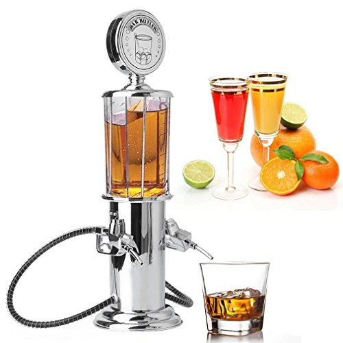 Preisvergleich Produktbild Bier Zapfhahn Biersäule, 900 ML Bierspender Getränkespender Zapfsaule Retro Getränkespender Zapfsäule Trinksäule Getränkesäule Nostalgic Bier BarButler für Hausbar und Party