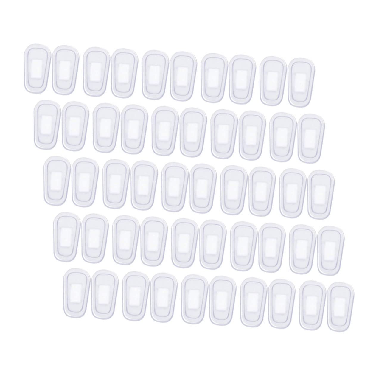 Healvian 5 Set Di Cuscinetti Nasali in Silicone Per Occhiali Comodi E Delicati - Cuscinetti Di Ricambio Per Occhiali 25 Paia * 5