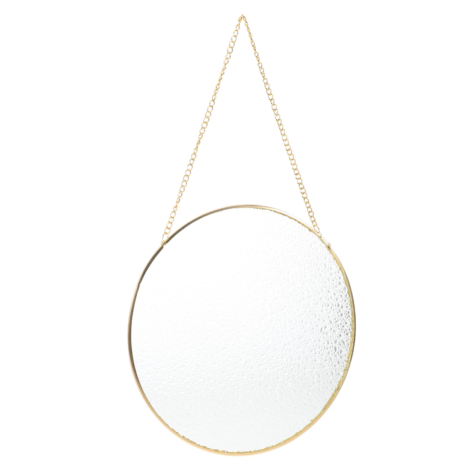 Healifty Unfinished Round Suncatcher Blank Diy Suncatcher for Window Decoration Glass Hanging Pendant with Chain Paint Your Own Round Craft for Home Office Decor
