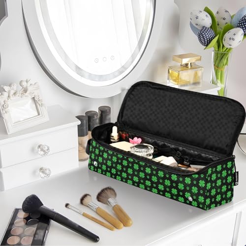 Bolso de viaje para herramientas de cabello para mujeres con alfombrilla resistente al calor removible, impermeable, para plancha, rizador y accesorios de cuidado capilar miniatura 7