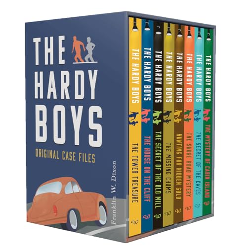 Image of Hardy Boys: Original Case Files Series - 8 Book Box Set | Classic Mystery Adventure Books | Franklin W. Dixon | Collectible Paperback Boxed Set