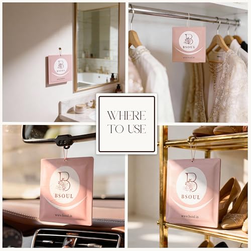 Image of BSOUL Gel Pocket Air Freshener Pack of 1 | 3 Pcs Each (3x10g) | Bathroom, Toilet & Room Odor Remover | Lasts Up to 30 Days Fragrance