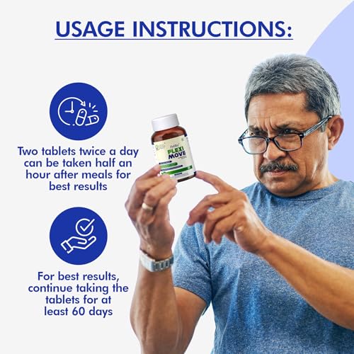 Image of Fytika Flexi Move - 30 Tablets | Joint Support Supplement, Glucosamine, Rosehip, Boswellia Serrata, Supports Bone, Joint, Cartilage Health, For Men, Women