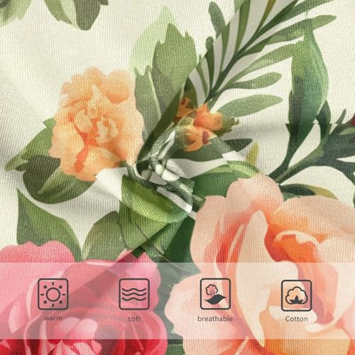 Vintage Floral Watercolor Flowers Girls Underwear Toddlers 2t Cotton Girl Panties Cute Personalized Kids Briefs Undies3