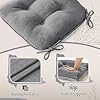 Amazon.com: Cozyide Chair Cushions for Dining Chairs, 17" x 17" Non ...