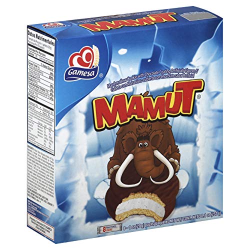 Mamut Marshmallow Cookie With Chocolate Coating, 8 Count