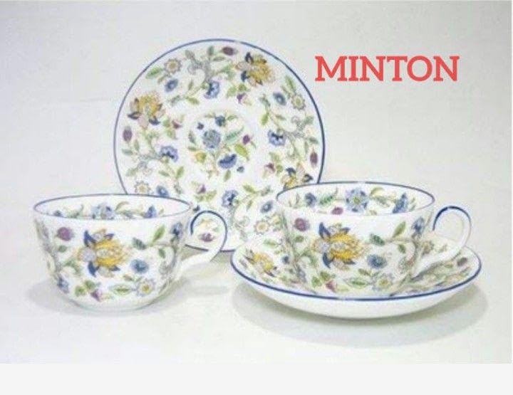 Amazon.co.jp: MINTONミントン 英国製 ハドンホールブルー ティー