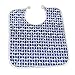 KiBcsLic Washable Reusable Adults Apron for Eating with Adjustable Strap Large Clothing Protectors Water Absorption for, Dark Blue