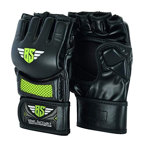 Mma Gloves, Ufc Kickboxing Gloves, Mma Sparring Gloves, Mma Training Equipment, Fighting Gloves For Mixed Martial-Arts, Mma Training Gloves Adults Men & Women By Besmart (Green Mesh, Medium) #TOP1