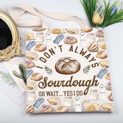 Bolsa tote de lona para entusiastas de pan Sourdough miniatura 3
