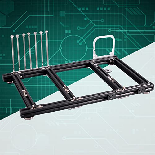 Gabinete Open Air Frame Overclock Vertical para PC, Chasis de Aluminio compatible Mini ITX, MATX, ATX, Banco de pruebas para juegos y enfriamiento miniatura 7